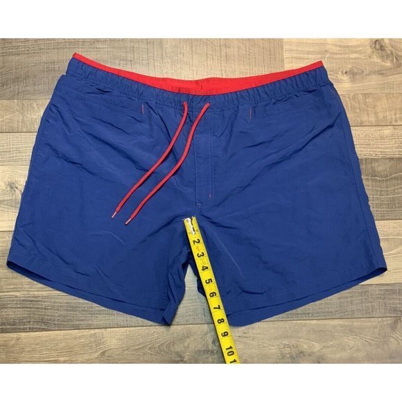 Duluth Trading‎ Co Nylon Shorts Mens Size 2XL Blue Drawstring Elastic Waist - Picture 6 of 8